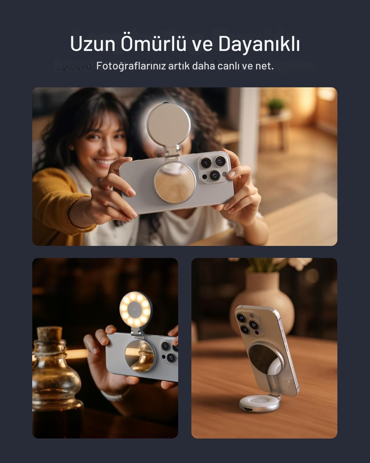 LumiGlow Manyetik Selfie Işığı - Lumipop
