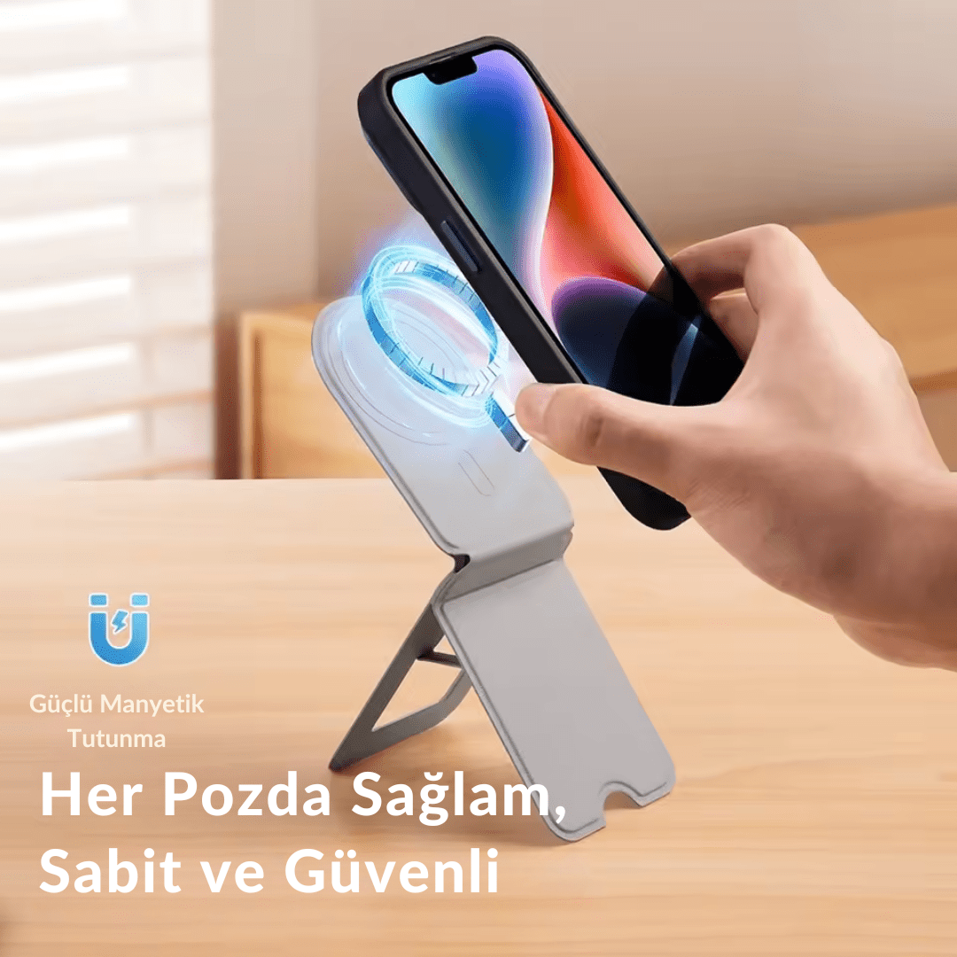 LumiGrip – Katlanabilir Manyetik Telefon Tutucu - Lumipop