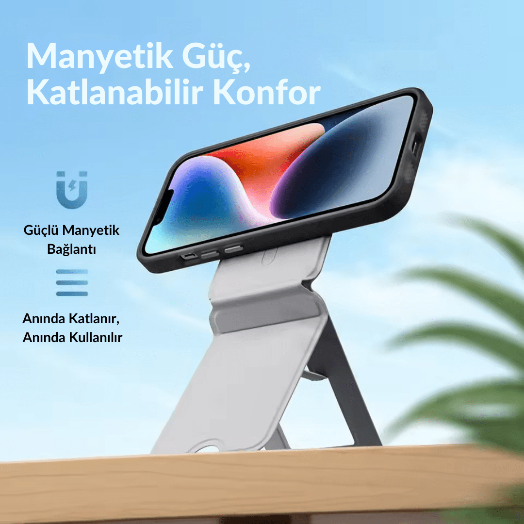 LumiGrip – Katlanabilir Manyetik Telefon Tutucu - Lumipop