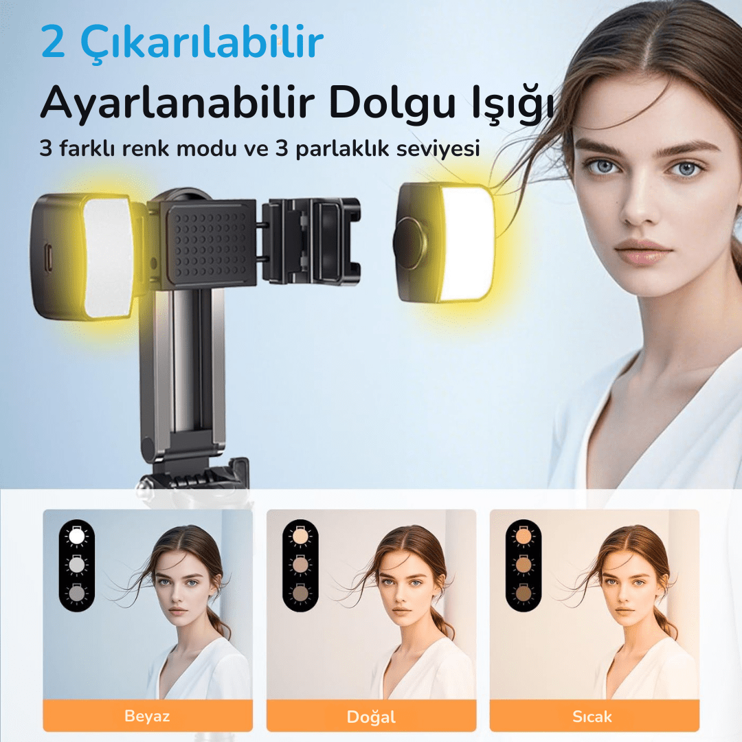 MiniStüdyo – Işıklı Tripod & İçerik Asistanı - Lumipop
