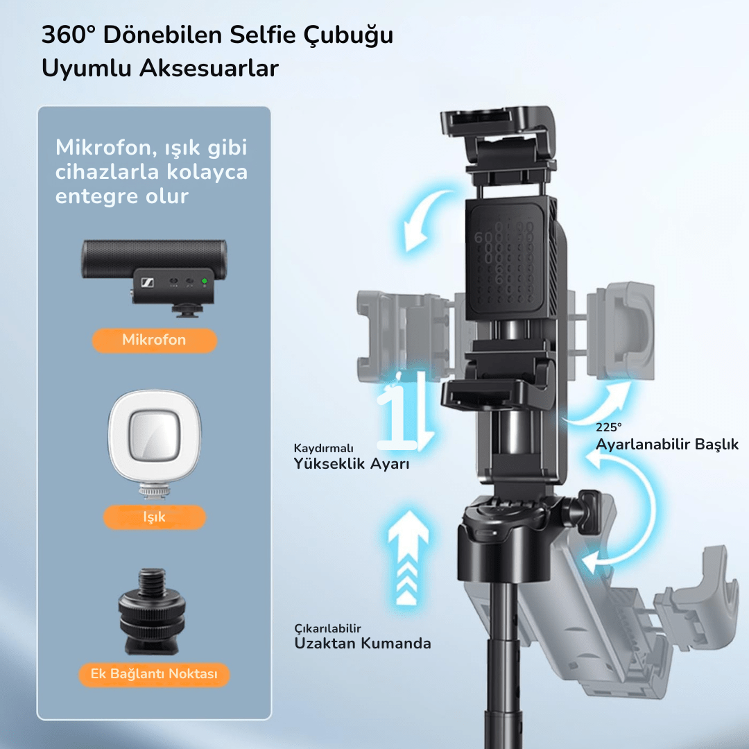 MiniStüdyo – Işıklı Tripod & İçerik Asistanı - Lumipop