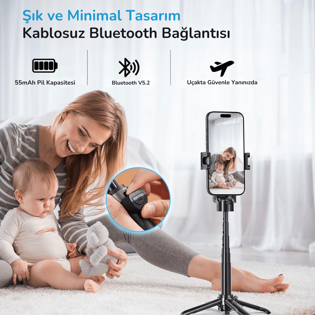 MiniStüdyo – Işıklı Tripod & İçerik Asistanı - Lumipop