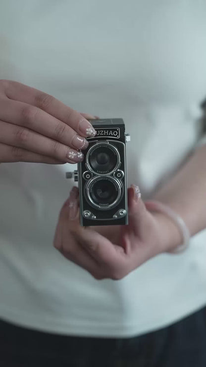 CHUZHAO Mini Retro Dijital Kamera – TLR Tarzı, Kompakt ve Eğlenceli